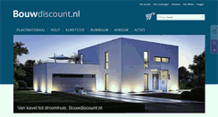 Desktop Screenshot of bouwdiscount.nl
