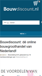 Mobile Screenshot of bouwdiscount.nl