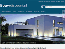 Tablet Screenshot of bouwdiscount.nl
